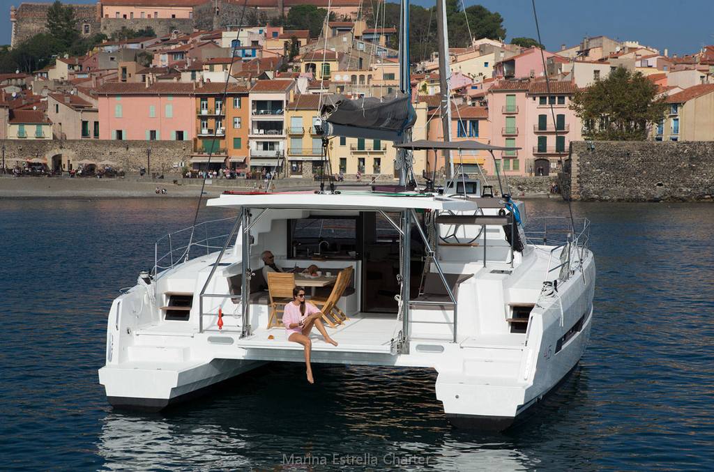 Catamarán EN CHARTER, de la marca Bali modelo 4.5 Open y del año 2020, disponible en Puerto Deportivo Alcudiamar Alcúdia Mallorca España